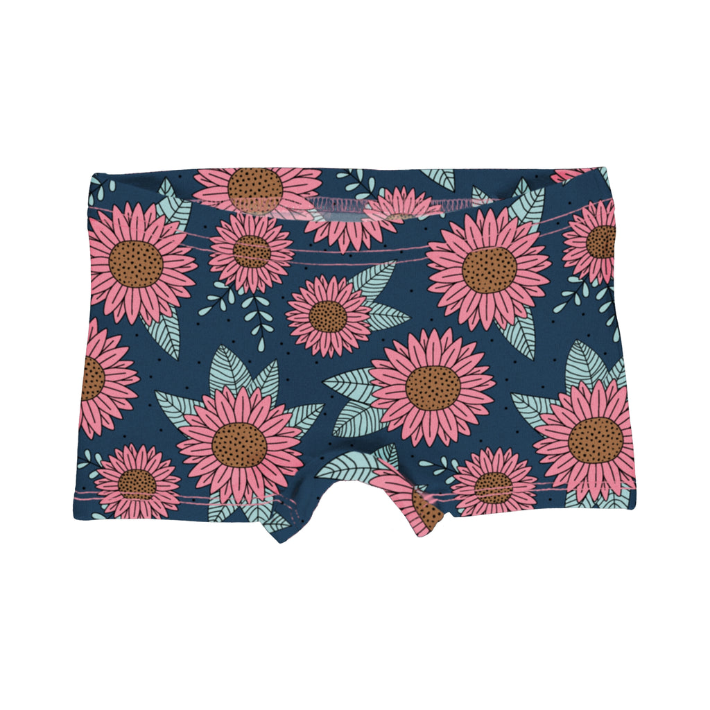 Kinder-Panty aus Biobaumwolle mit Sonnenblumen-Muster